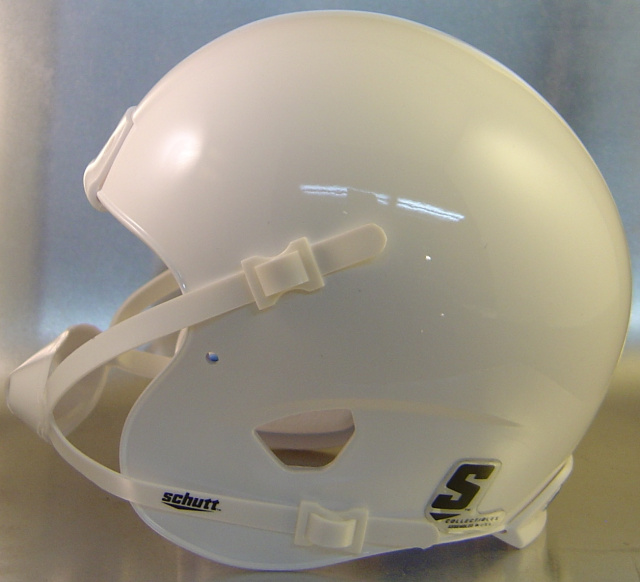 White Schutt XP Mini Football Helmet Shell